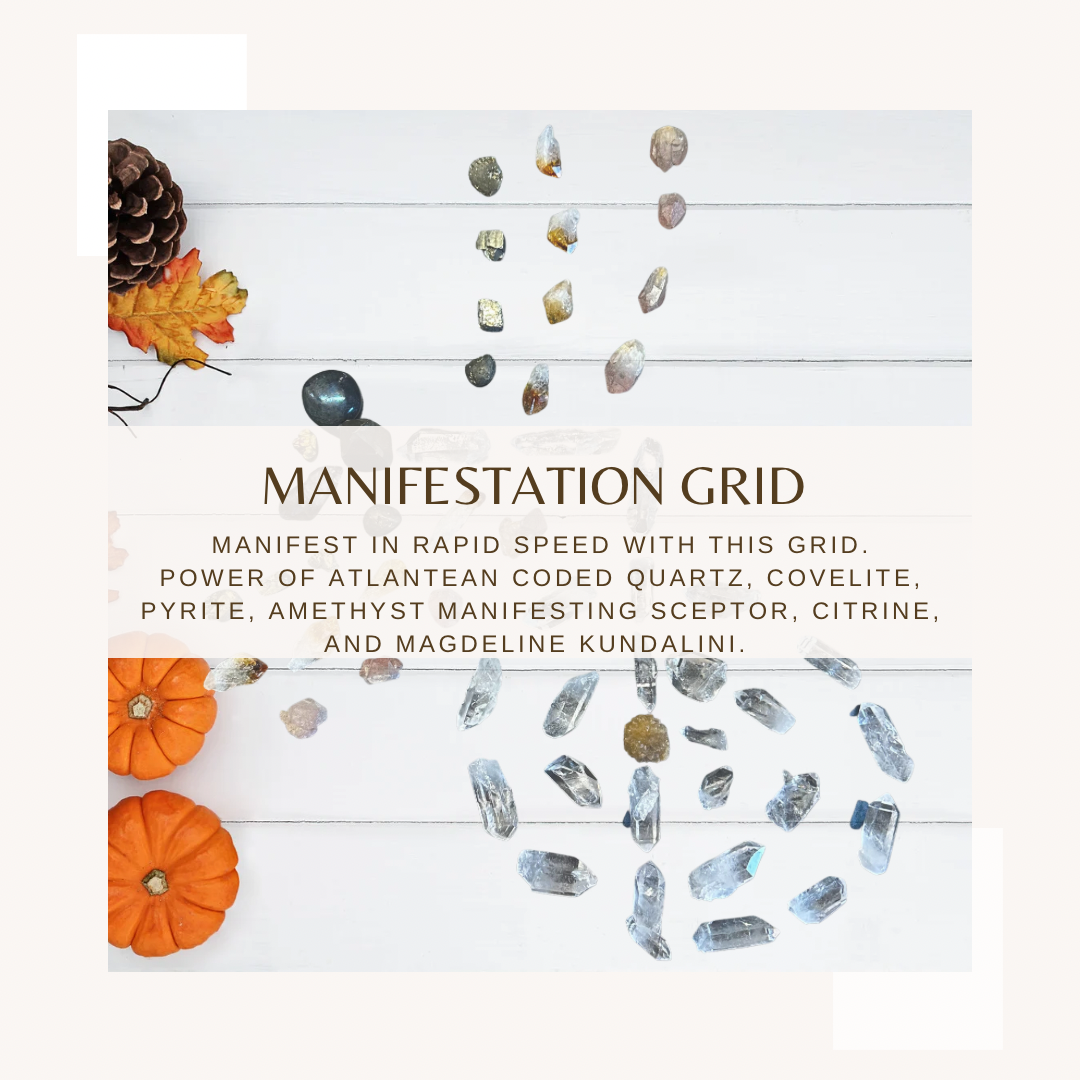 Manifestation grid, crystal grid, reiki symbol